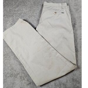 Polo Ralph Lauren Mens Khaki Chino Pants Straight Leg Cotton Twill Trousers Tan